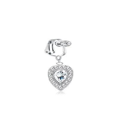 Faux Belly Ring - Non-Piercing Clip-On Navel Button Body Jewelry Belly Piercing Accessory