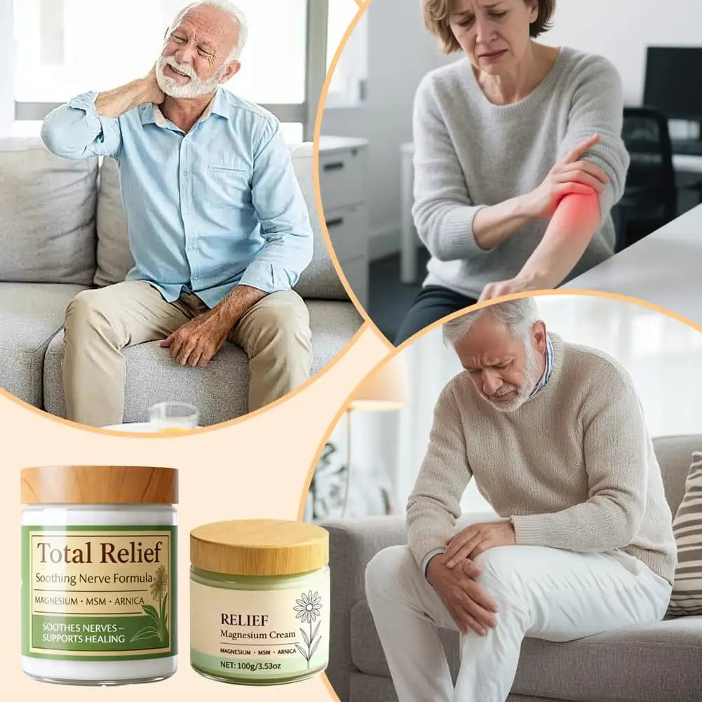 Natural Magnesium Soothing Cream - Muscle Comfort, Tension Relief & Daily Relaxation Care
