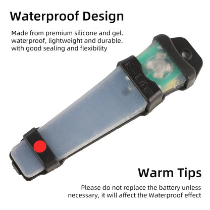 BOOIU Tactical Helmet IR Strobe Light – Waterproof Safety Flashing Signal Lamp for Hiking & Cycling