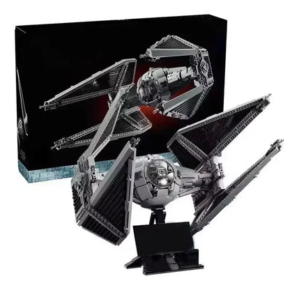 TIE Interceptors Spaceship 1931PCS Building Blocks - Compatible 75382 Assembly Model | Modified Imperial Fighters Toy for Kids