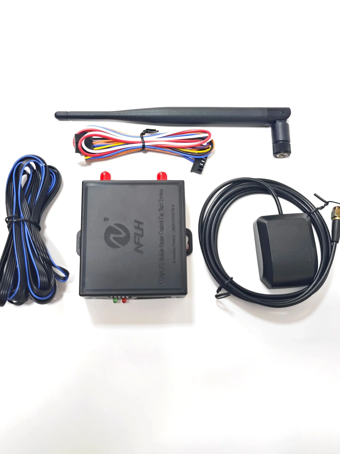 NFLH LH-009 GSM GPS Car Alarm System with Mobile App Control – Remote Engine Start & Keyless Entry Security System for Starline A91/B9 Vehicles