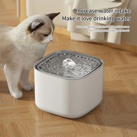 3L USB Cat Water Fountain – Automatic Filtered Water Dispenser for Cats