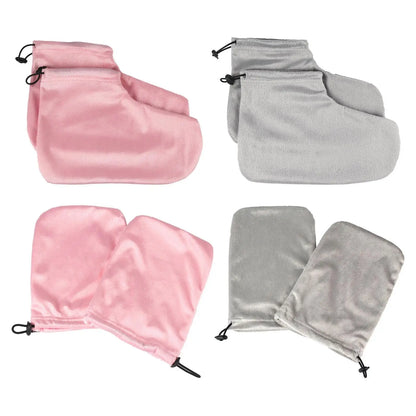 Paraffin Wax Mitts for Hands & Feet – Warmth Covers for Nail Art & Spa Treatments