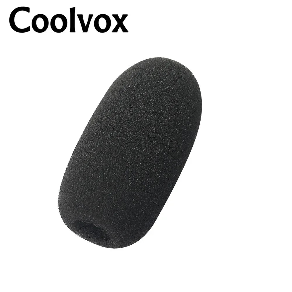 5PCS Microphone Foam Windscreen Covers — Wired & Wireless Lapel Mic, Inner Diameter 1cm (0.39")