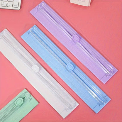 Portable A3/A4 Paper Cutter Trimmer – Manual Cutting Tool for School, Home, and Office, Durable Plastic Design
