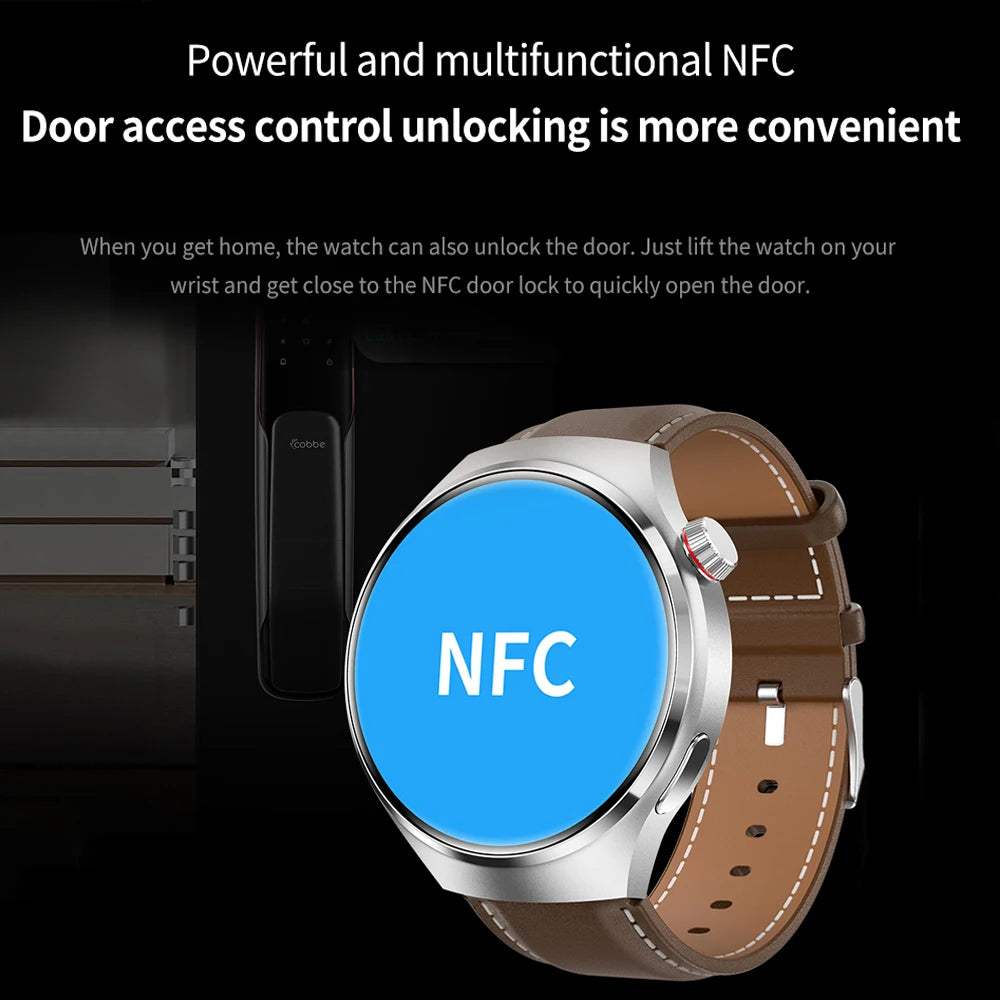 HUAWEI GT4 Pro Smart Watch for Men – 360x360 AMOLED Screen, GPS, NFC, Heart Rate, Bluetooth Call, IP68 Waterproof 2024