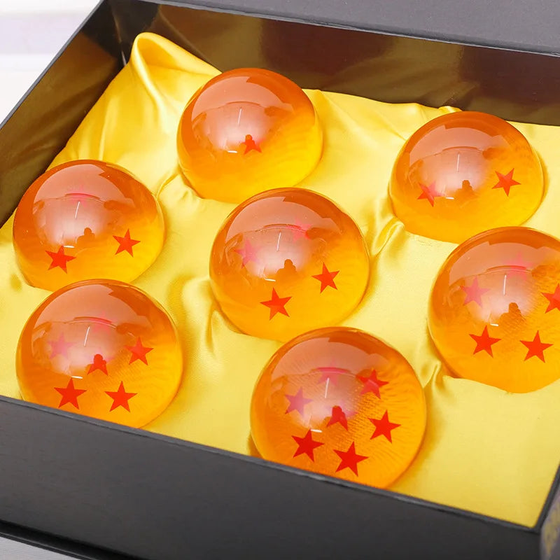 3.5cm Resin Dragon Ball Set – 7-Piece 1:1 Action Figure Toys, Summon Shenron Anime Collectible Gift