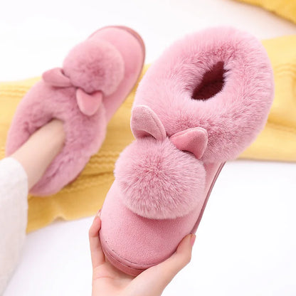 Litfun Women’s Fuzzy House Slippers – Plush Lined Anti-Skid Indoor Slides, Warm Winter Comfort Shoes