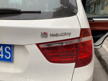 Sanrio 3D Hello Kitty Car Stickers – Kawaii Anime Auto & Motorcycle Scratch Cover Decor, Cute Gift Accessory