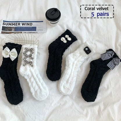 5/10 Pairs Striped Harajuku Retro Socks - Casual, Breathable Cotton Socks for Men & Women