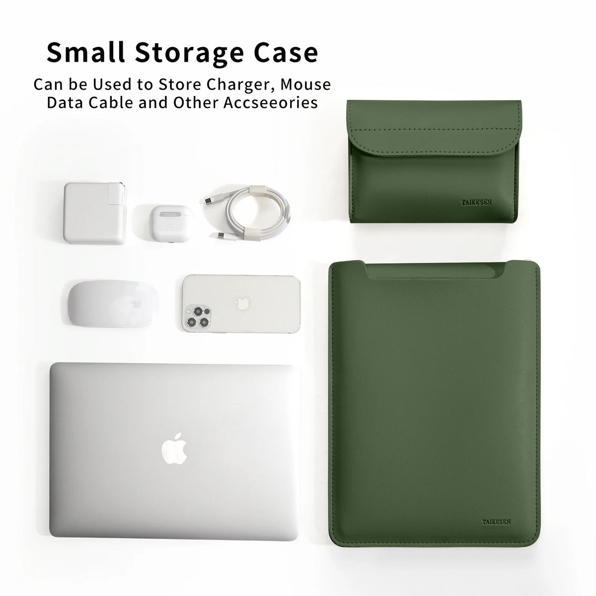 Laptop Sleeve Bag - Protective Notebook & Tablet Case for MacBook, ASUS, HP & Dell 13.3–16 Inch Laptops