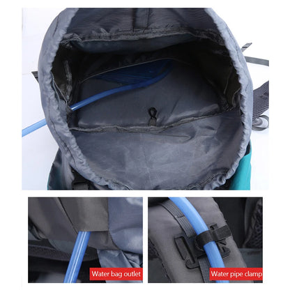 65L Large Camping Backpack — Waterproof Outdoor Hiking, Climbing & Trekking Mountaineering Sport Bag