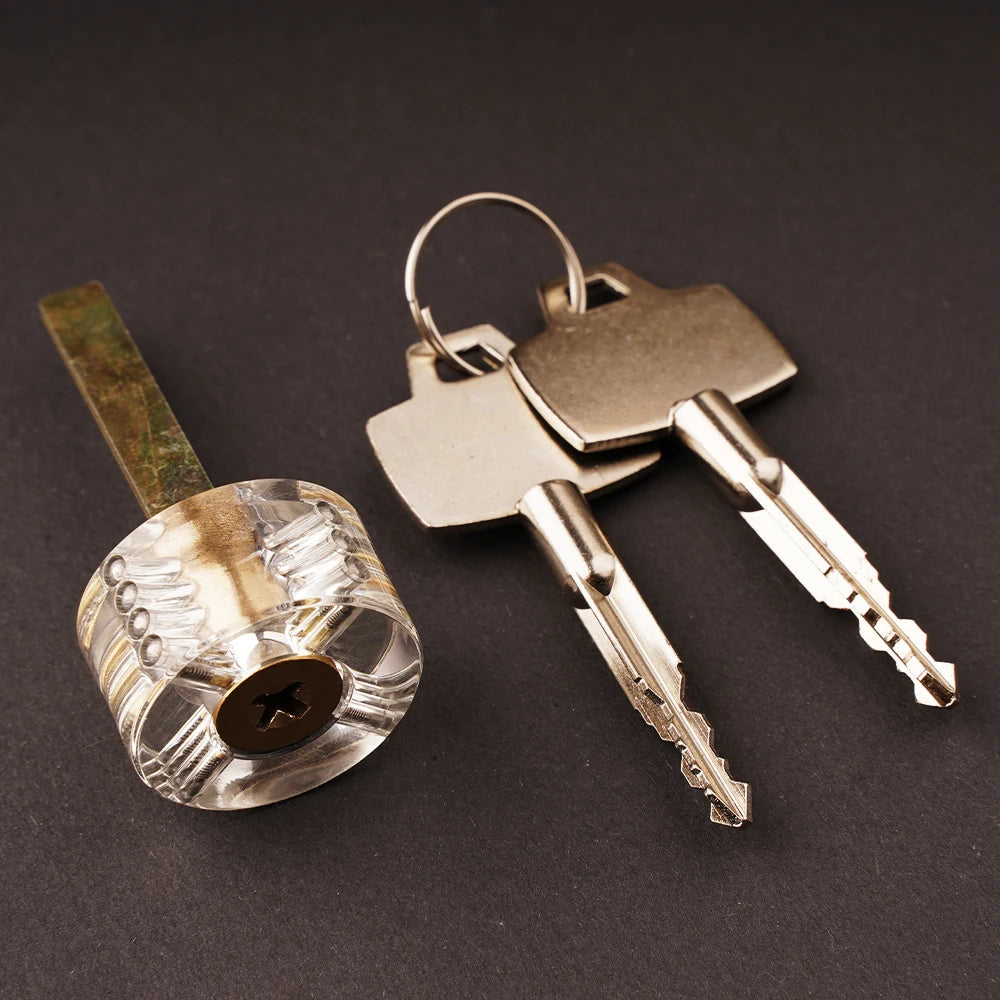 Transparent Practice Lock - Visible Training Padlock for Beginner Locksmith Skills