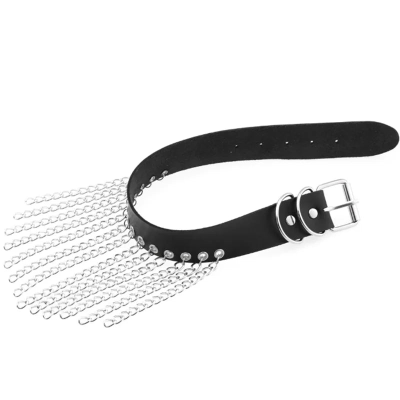 Harajuku Cosplay Rivet Star Punk Rock Gothic Collar — Sexy PU Leather Heart Cross Spike Choker Jewelry for Women