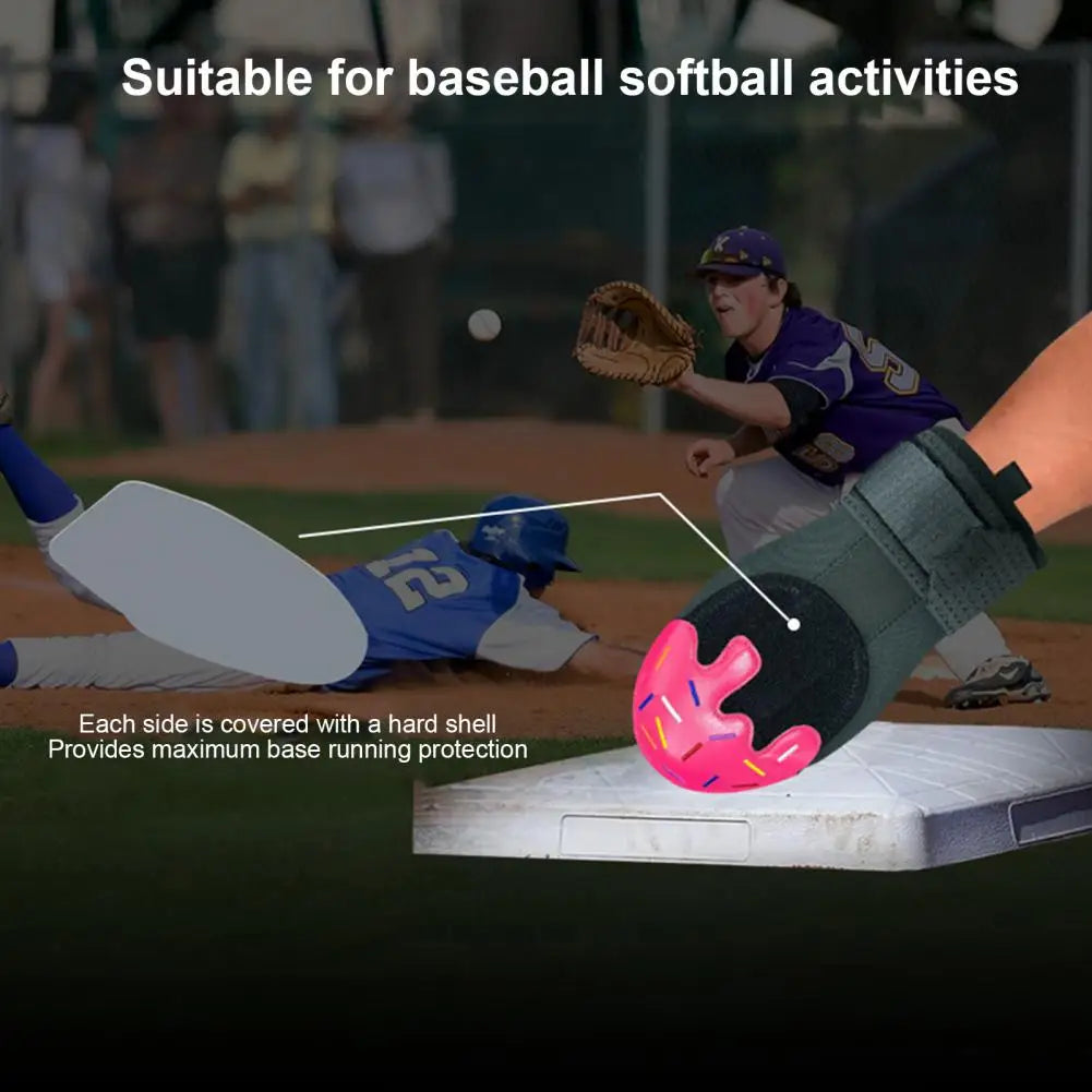 Baseball Sliding Mitt with Adjustable Wrist Compression Strap – Universal Left/Right Hand Glove for Youth & Adults