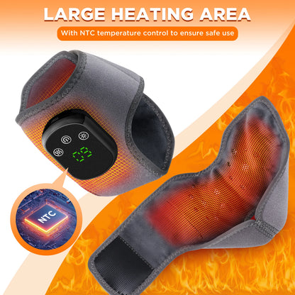 Electric Foot & Hand Massager with Heat and Vibration – Portable Ankle & Joint Relaxation Therapy Device