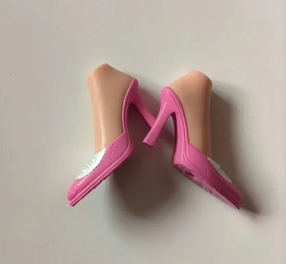 Assorted Doll Shoes Set — Sneakers, High-Heels & Boots Plastic Shoes for Girls’ Doll Accessories