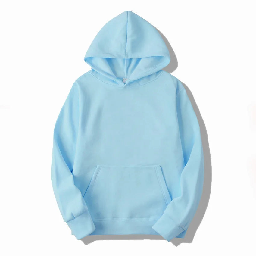 Fashion Men's & Women's Hoodies – Casual Solid Color Sweatshirts for Spring, Autumn, Winter