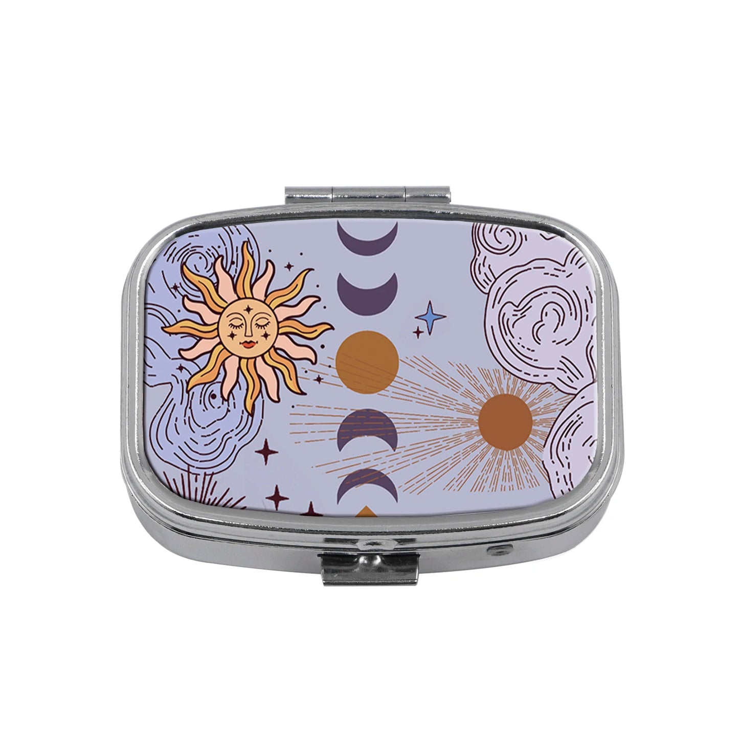 Dragon & Tiger Metal Medicine Box - Moisture-Resistant Portable Pill Storage Case with Movie-Inspired Design