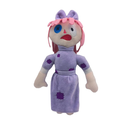 20cm The Amazing Digital Circus Plush Pendant - Caine & Jax Rabbit Plush Keychain, Anime Bag Charm & Collectible Gift