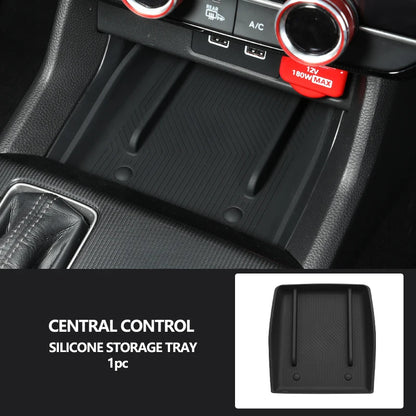 Honda Civic 11th Gen Storage Tray Silicone Pad - Wireless Charging Console Protector (2022-2025)
