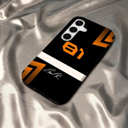 Oscar Piastri 81 Phone Case - Glossy HD Hard PC Cover for Samsung Galaxy S25 S24 S23 S22 S21 & A Series