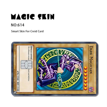 Anime Yu-Gi-Oh! Yugi Muto 2.5D HD Matte PVC Sticker — Waterproof Skin for Credit & Debit Cards