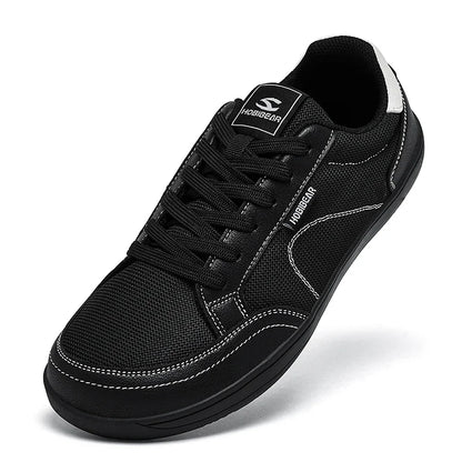 HOBIBEAR Barefoot Minimalist Shoes – Wide Toe Lace-Up Zero Drop Lightweight Sneakers for Men & Women