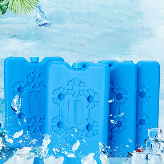 Reusable Ice Pack Bag for Lunch Box and Picnic - Lightweight, Portable Water Injection Cooler Bag for Fresh Food Storage