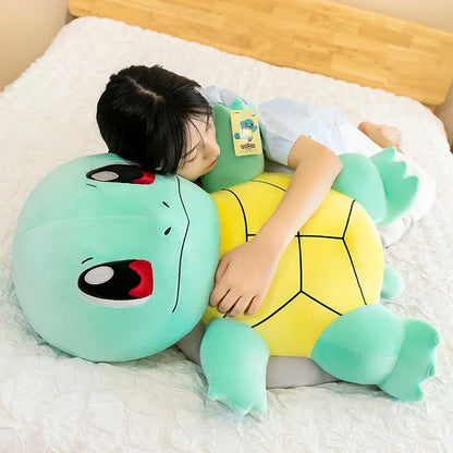 45cm Squirtle Plush Doll – Large Kawaii Pokémon Stuffed Turtle Pillow, Cute Christmas Gift Toy for Boys & Girls