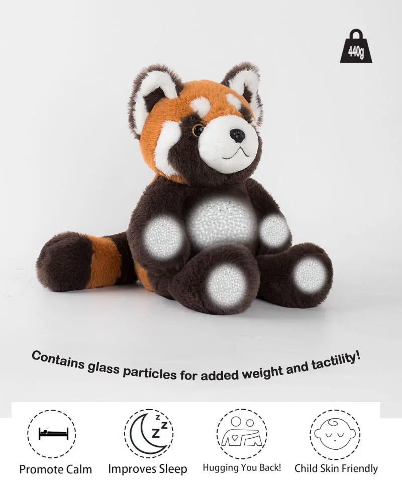 Long Arm Weighted Plush Animal – Soft Fluffy Stuffed Raccoon, Koala, Bear & Giraffe Pillow Toy