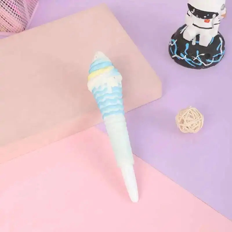 Lytwtw’s Cute Kawaii Soft Gel Pen – Creative Cartoon Stress Relief Pen for School and Office Supplies
