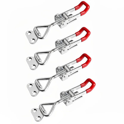 2/4/8/10Pcs Adjustable Toolbox Case - Metal Toggle Latch Clasp, Quick Release Clamp & Anti-Slip Push-Pull Toggle Clamp Tools