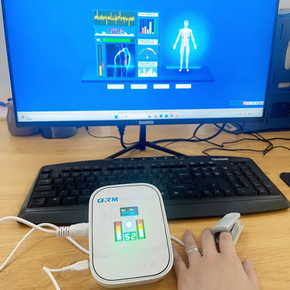 Quantum Resonance Magnetic Body Analyzer QA-36S with Hand Touch & 53 Sub-Health Test Reports - New Generation Set