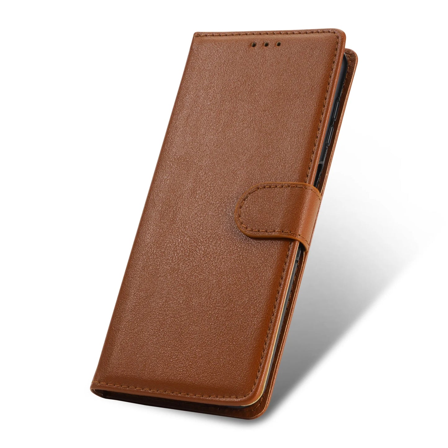 Luxury PU Leather Flip Wallet Case for Xiaomi Redmi & POCO Phones – Magnetic Protective Cover with Card Slots & Stand Function