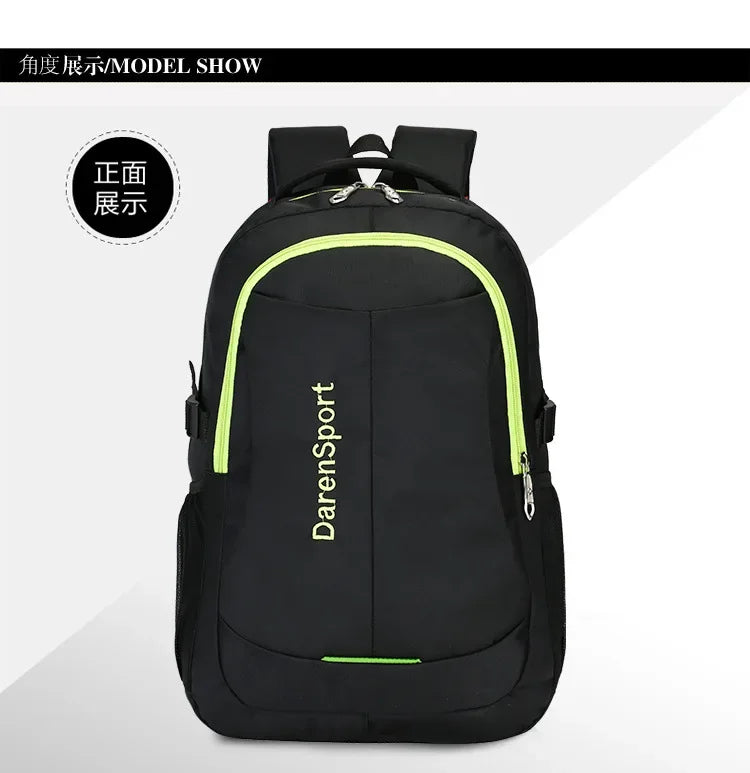 Oxford Shoulder Backpack – Fashionable Lightweight Waterproof Laptop Rucksack, Large Capacity School Bag for Students
