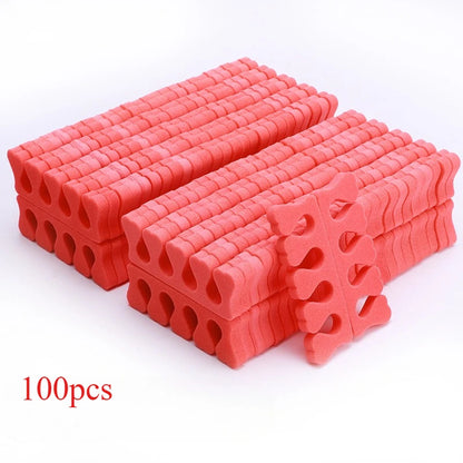 Nail Art Toe Separators - Soft Sponge Finger & Foot Dividers for Manicure Pedicure Kits