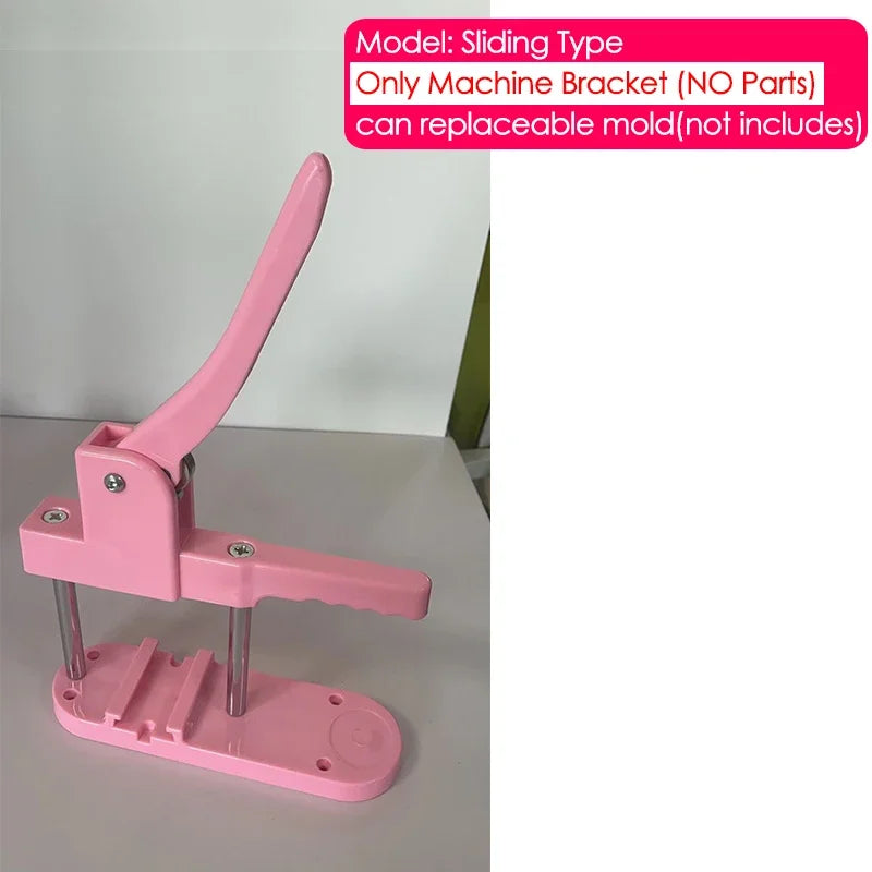 25/32/37/44/58/75mm Badge Maker Molds - DIY Button Press Machine, Interchangeable Die Mould for Round Badge Punching