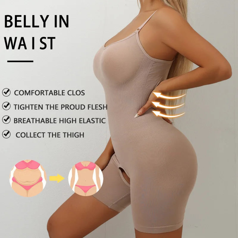 Women’s Full Body Shapewear - Seamless Tummy Control & Butt Lifting Bodysuit