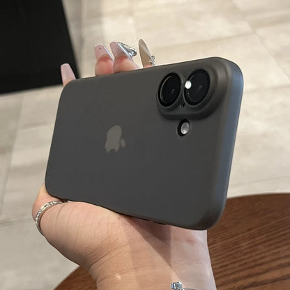 Ultra-Thin Slim Matte Frosted iPhone Case with Camera Protector — Fits iPhone 17/16/16 Plus/15/14/13/12/11 & Pro Max