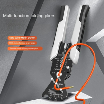 Multifunctional Wire Stripping Pliers for Electricians | Cutting, Stripping, Pressing, Winding Scissors