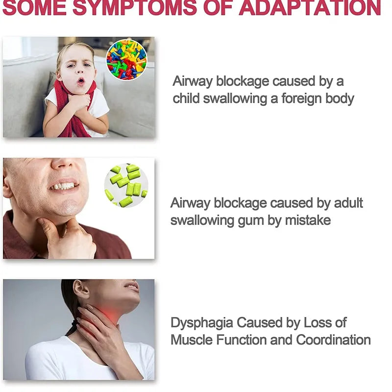Upgrade Portable Anti-Choking Device - Essential Emergency Life-Saving Suction Vac for First Aid - Suitable for Kids and Adults