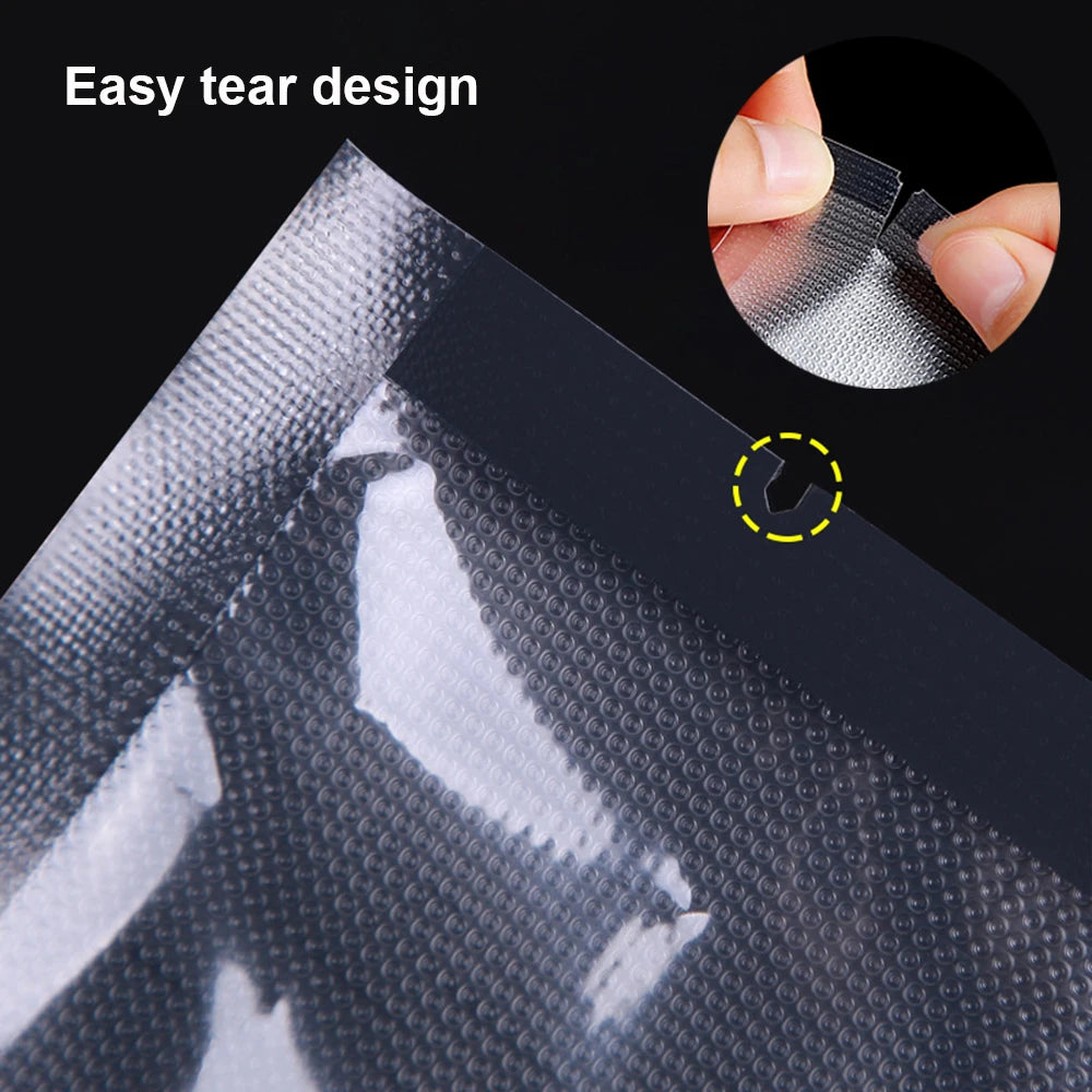 100pcs Vacuum Food Storage Bags – Compatible with Vacuum Sealer Machine for Long-Lasting Freshness