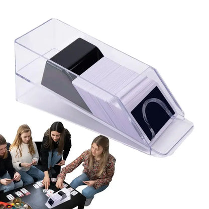 4/6-Deck Blackjack Shoe – Reusable Card Dealing Dispenser for Casino Games, Home Parties & Clubs