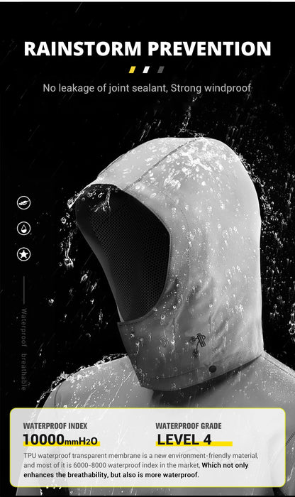 Waterproof Motorcycle Raincoat Suit – Men & Women Moto Raincoat Jacket & Pants Set for Bikers