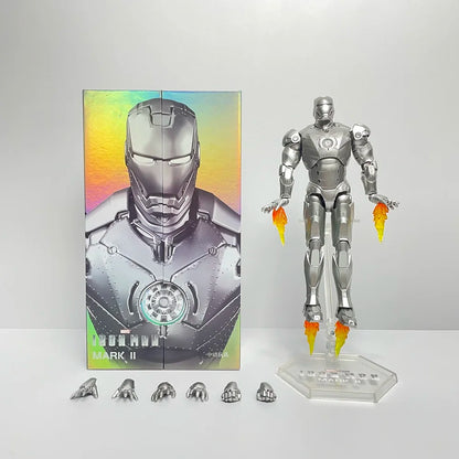 ZD Toys 7" Iron Man Action Figures – Joint Movable MK1 to MK50 Movie Collectible Dolls