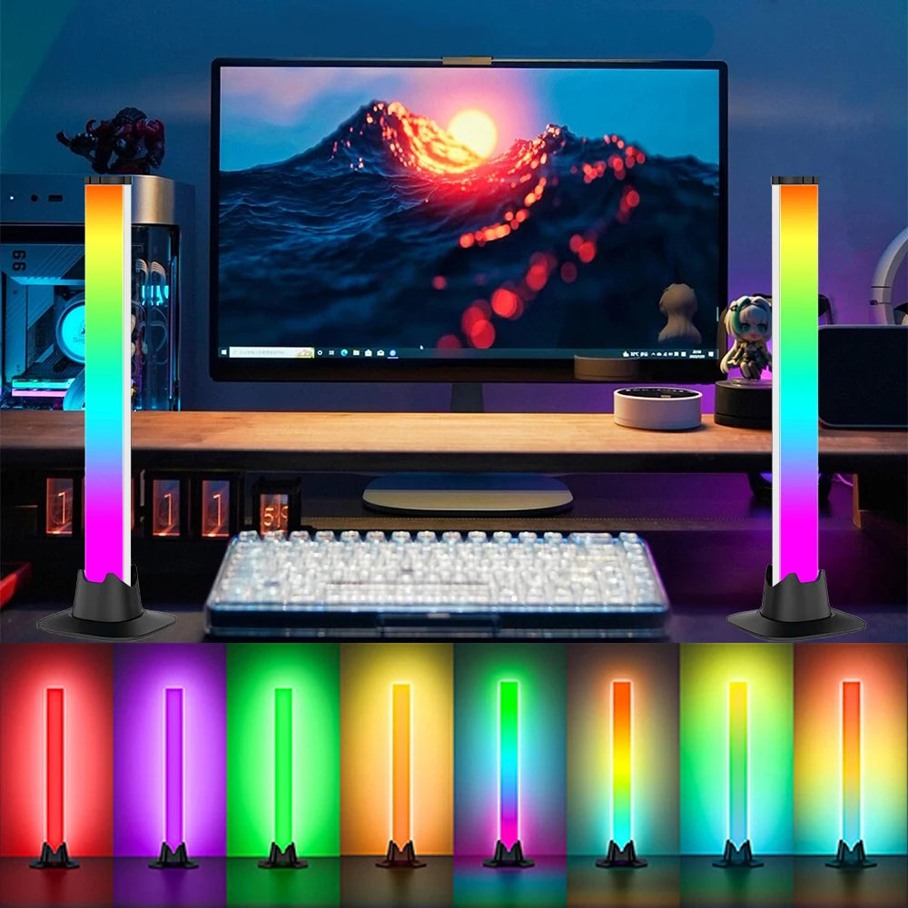 Music RGBIC Light Bar – APP-Controlled Desktop Strip with Rhythm Sync, USB Gaming & Bedroom TV Backlight Atmosphere Lamp