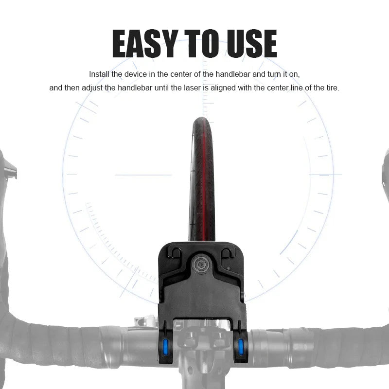Bike Seat Calibrator Tool – Bicycle Handlebar Laser Aligner & Seat Center Adjuster for Accurate Measurement