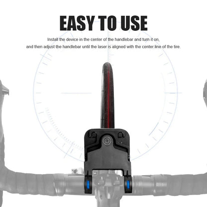 Bike Seat Calibrator Tool – Bicycle Handlebar Laser Aligner & Seat Center Adjuster for Accurate Measurement