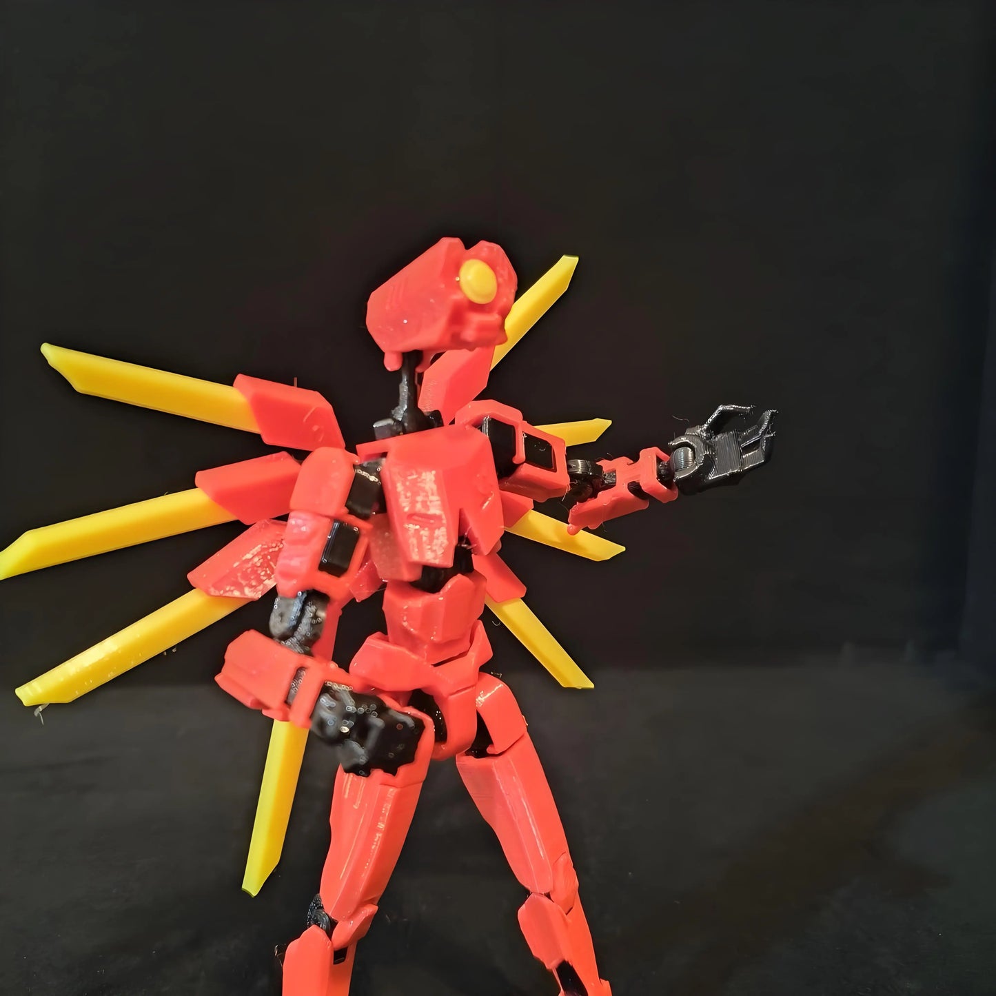 3D Printed Ultrakill V1 Anime Action Figure – Multi-Joint Shapeshift Robot Toy for Collectors